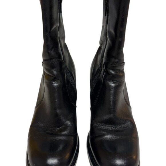 Vintage Cougar Sport Black Ankle Boots (8) - Picture 3 of 5